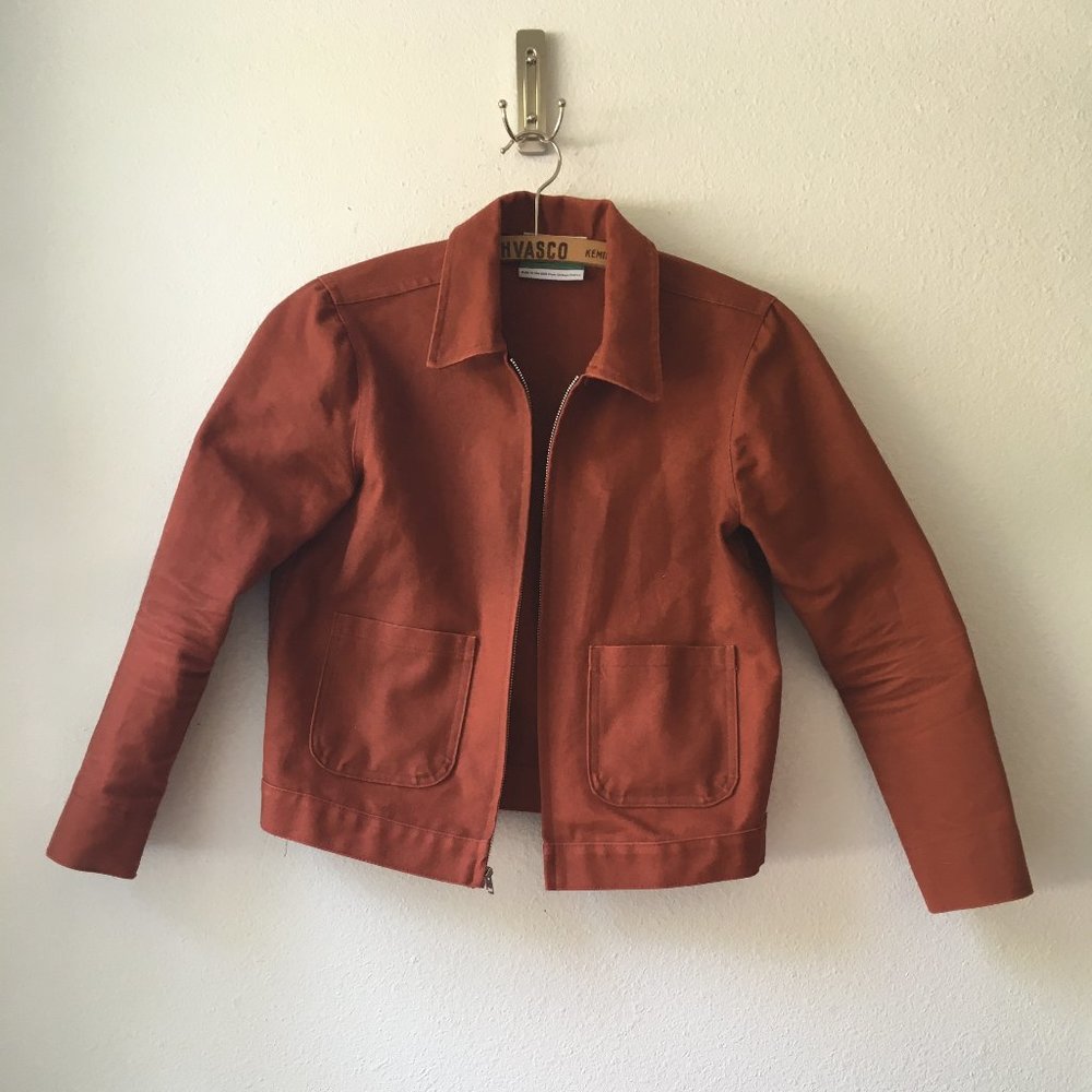 Urban Renewal Crop Jacket in Rust